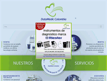 Tablet Screenshot of datamediccolombia.com